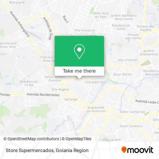 Store Supermercados map