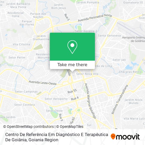 Centro De Referência Em Diagnóstico E Terapêutica De Goiânia map