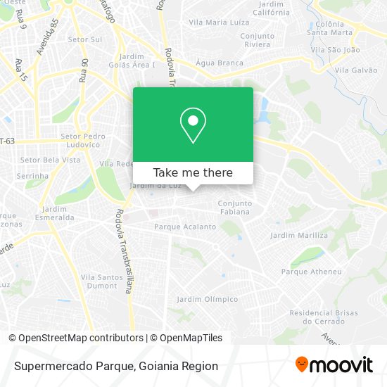 Mapa Supermercado Parque