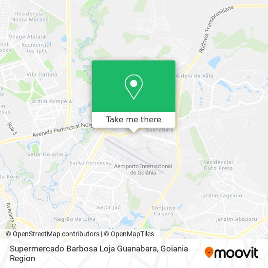 Mapa Supermercado Barbosa Loja Guanabara