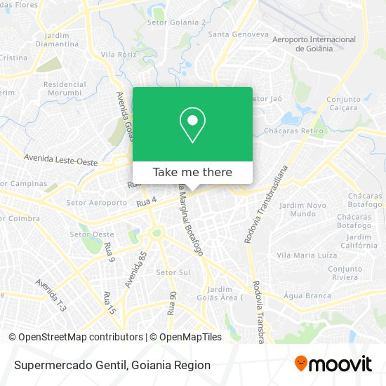 Mapa Supermercado Gentil