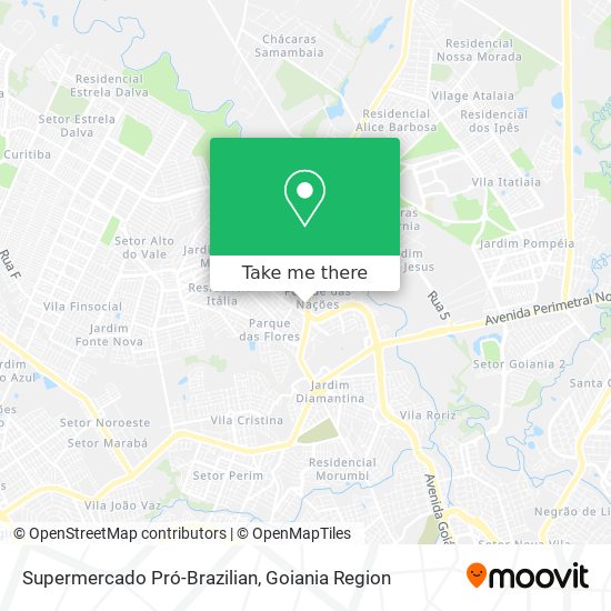 Mapa Supermercado Pró-Brazilian