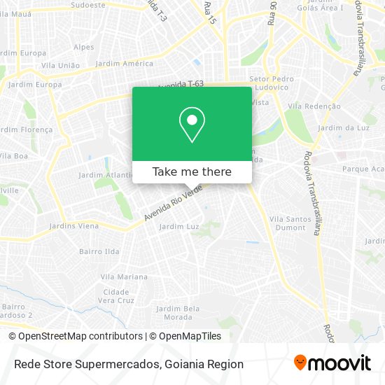 Rede Store Supermercados map