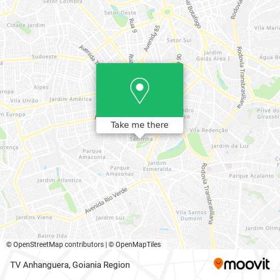 TV Anhanguera map
