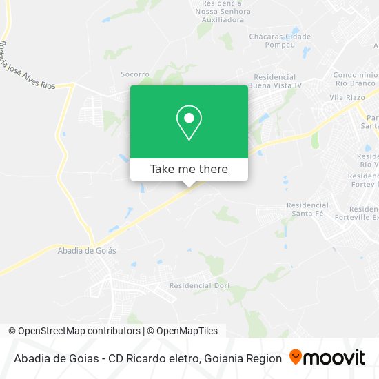 Abadia de Goias - CD Ricardo eletro map