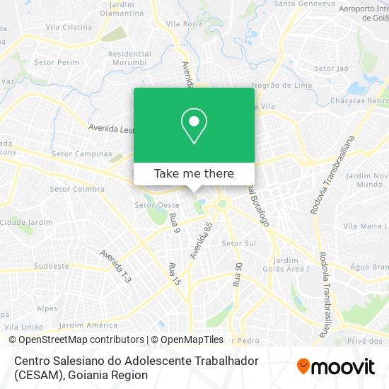 Centro Salesiano do Adolescente Trabalhador (CESAM) map
