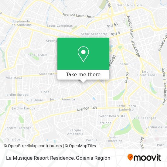 La Musique Resort Residence map