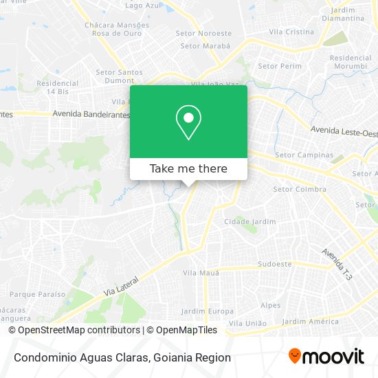 Condominio Aguas Claras map