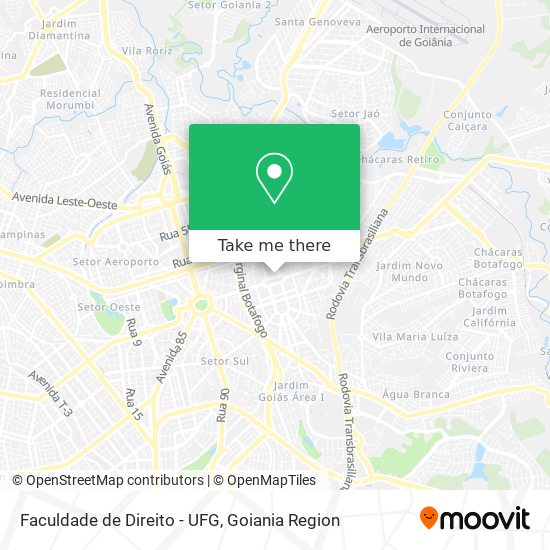 Faculdade de Direito - UFG map