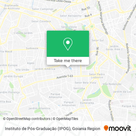 Mapa Instituto de Pós-Graduação (IPOG)