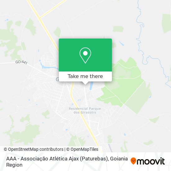 AAA - Associação Atlética Ajax (Paturebas) map