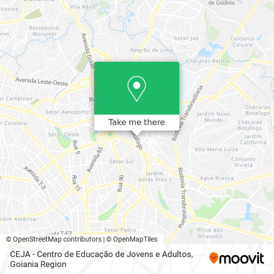 Mapa CEJA - Centro de Educação de Jovens e Adultos