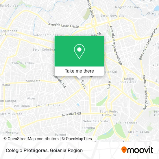 Colégio Protágoras map