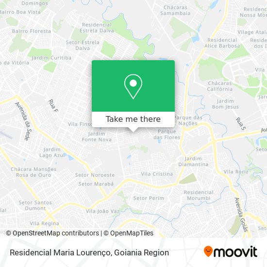 Residencial Maria Lourenço map
