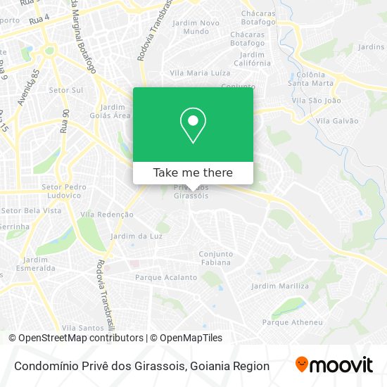 Condomínio Privê dos Girassois map