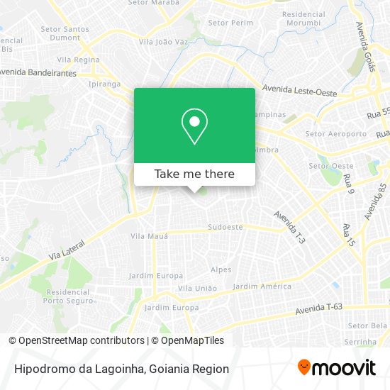 Hipodromo da Lagoinha map