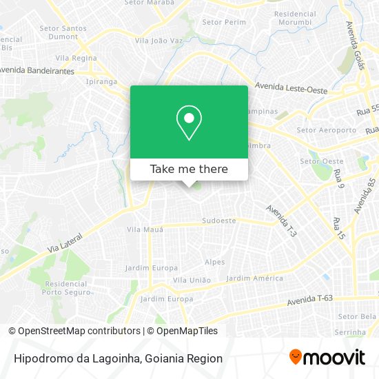 Mapa Hipodromo da Lagoinha