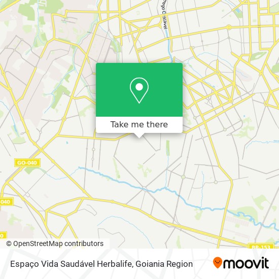 Espaço Vida Saudável Herbalife map