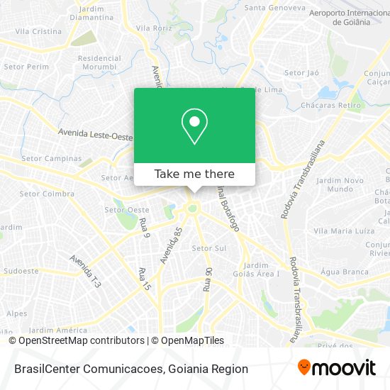 BrasilCenter Comunicacoes map