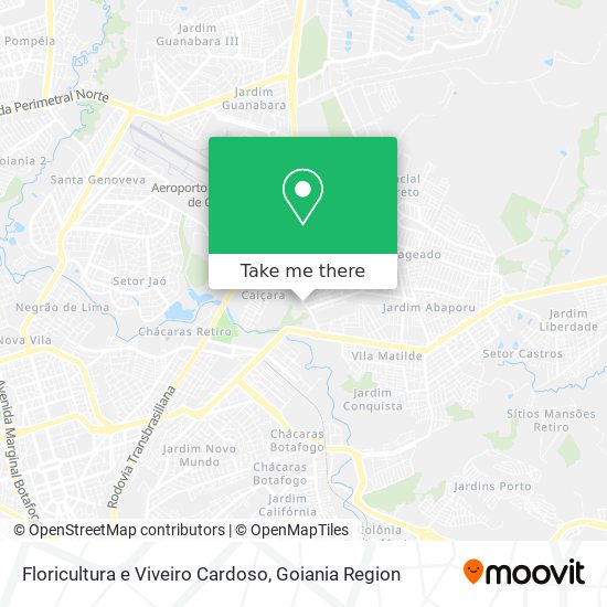 Mapa Floricultura e Viveiro Cardoso