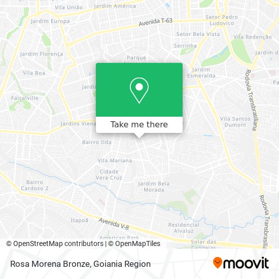 Mapa Rosa Morena Bronze
