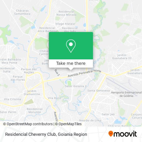 Residencial Cheverny Club map