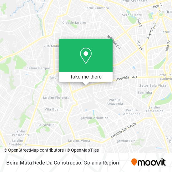 Beira Mata Rede Da Construção map
