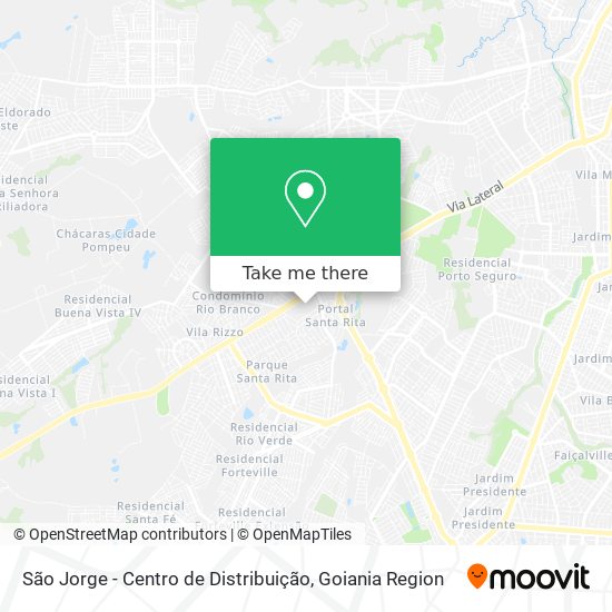 São Jorge - Centro de Distribuição map