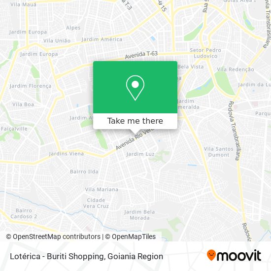 Lotérica - Buriti Shopping map