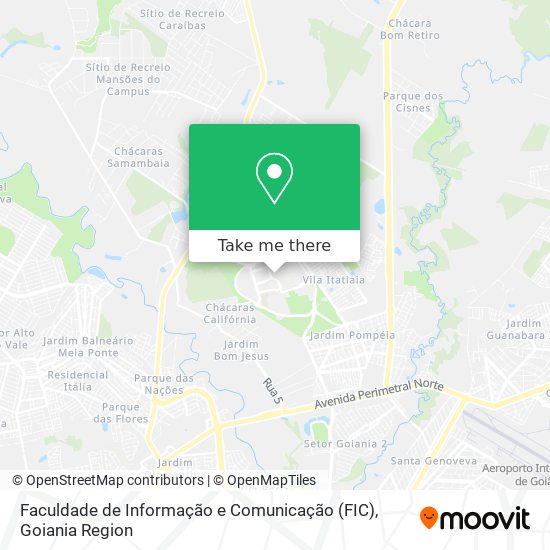 Faculdade de Informação e Comunicação (FIC) map