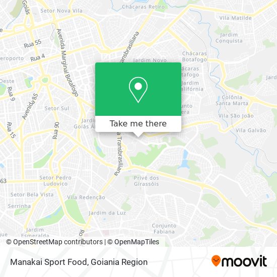 Manakai Sport Food map