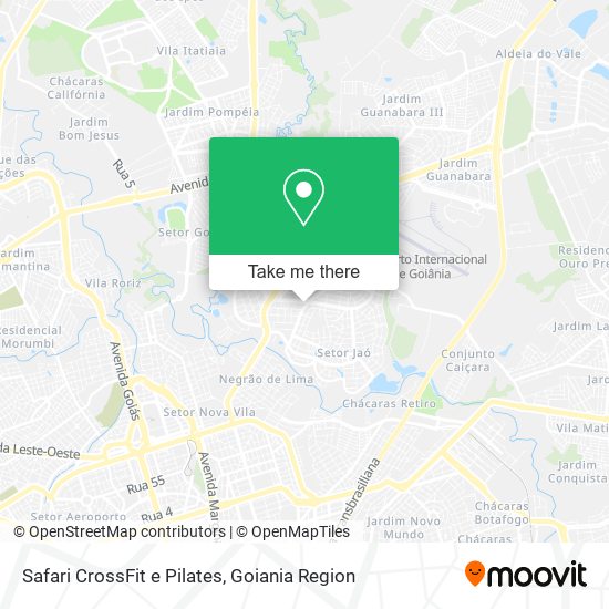 Mapa Safari CrossFit e Pilates