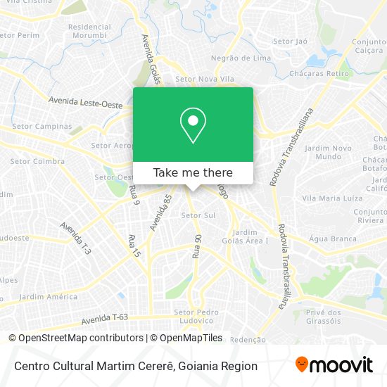 Centro Cultural Martim Cererê map
