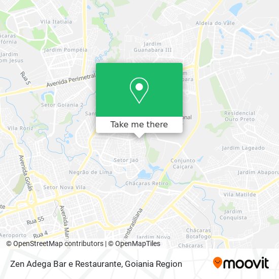 Mapa Zen Adega Bar e Restaurante