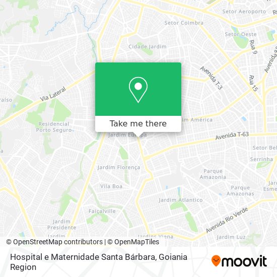 Hospital e Maternidade Santa Bárbara map