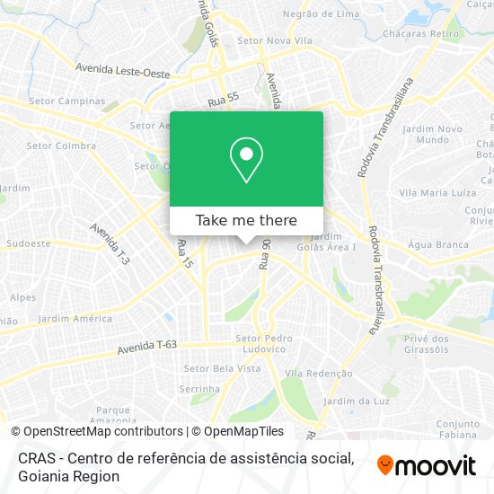 CRAS - Centro de referência de assistência social map