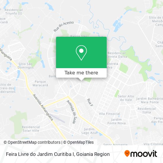 Feira Livre do Jardim Curitiba I map