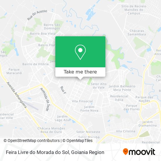 Feira Livre do Morada do Sol map