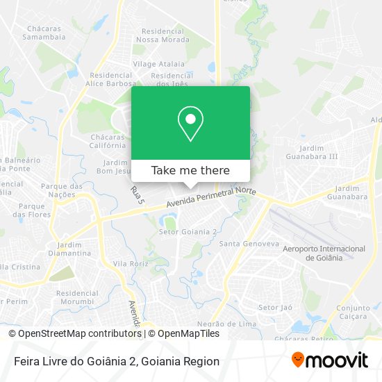 Feira Livre do Goiânia 2 map