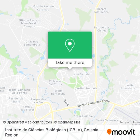 Instituto de Ciências Biológicas (ICB IV) map