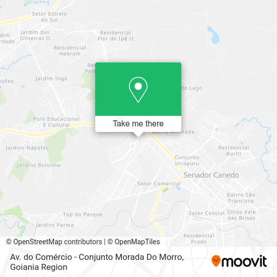 Av. do Comércio - Conjunto Morada Do Morro map