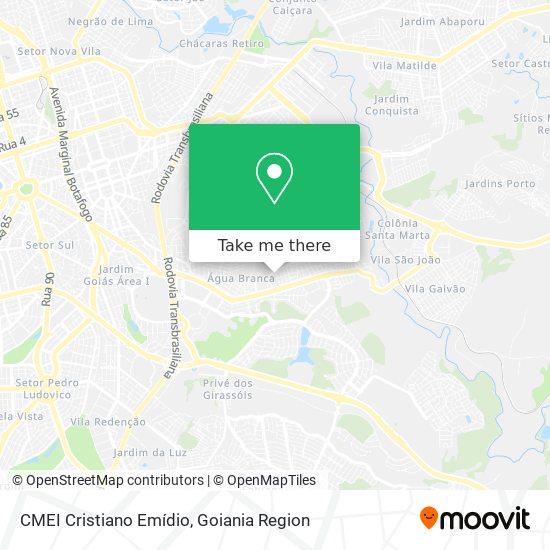 CMEI Cristiano Emídio map