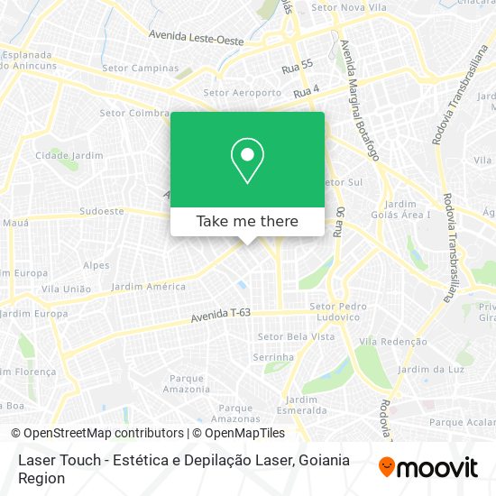 Laser Touch - Estética e Depilação Laser map