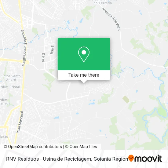 RNV Resíduos - Usina de Reciclagem map