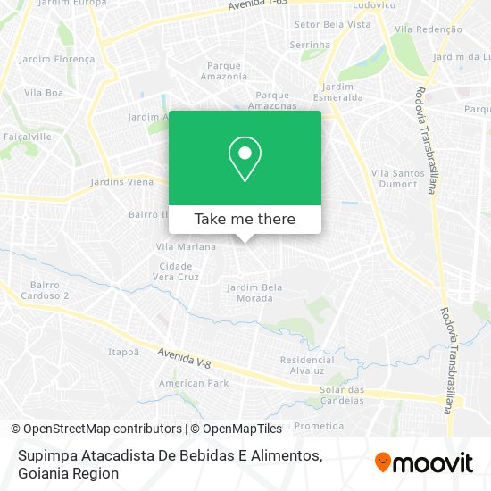 Supimpa Atacadista De Bebidas E Alimentos map