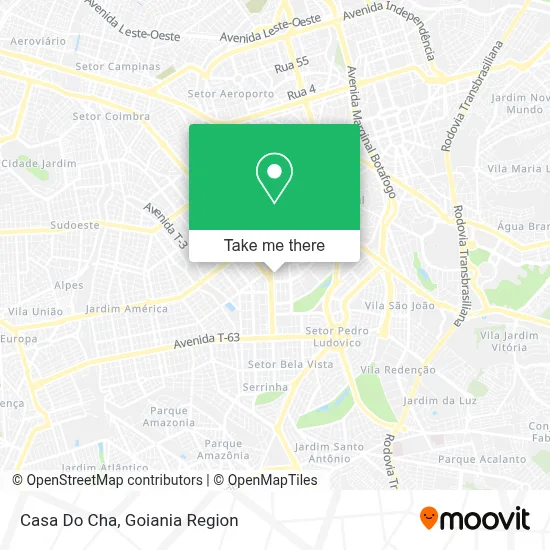 Casa Do Cha map