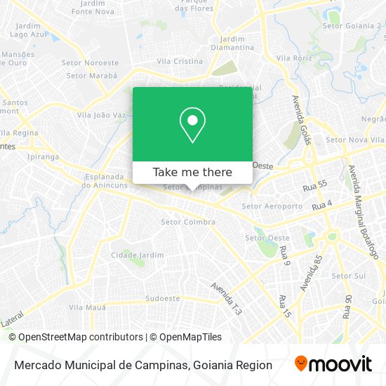 Mercado Municipal de Campinas map