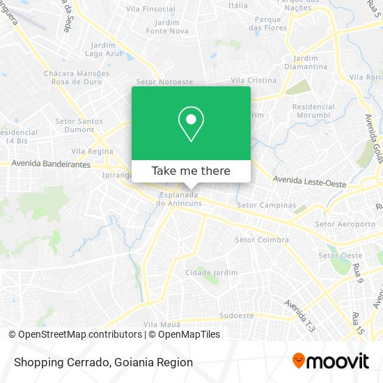 Mapa Shopping Cerrado