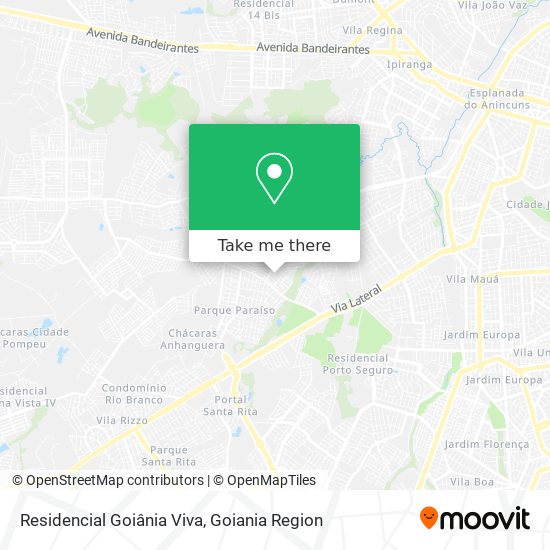 Residencial Goiânia Viva map