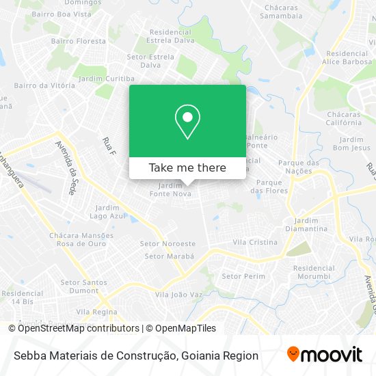 Mapa Sebba Materiais de Construção